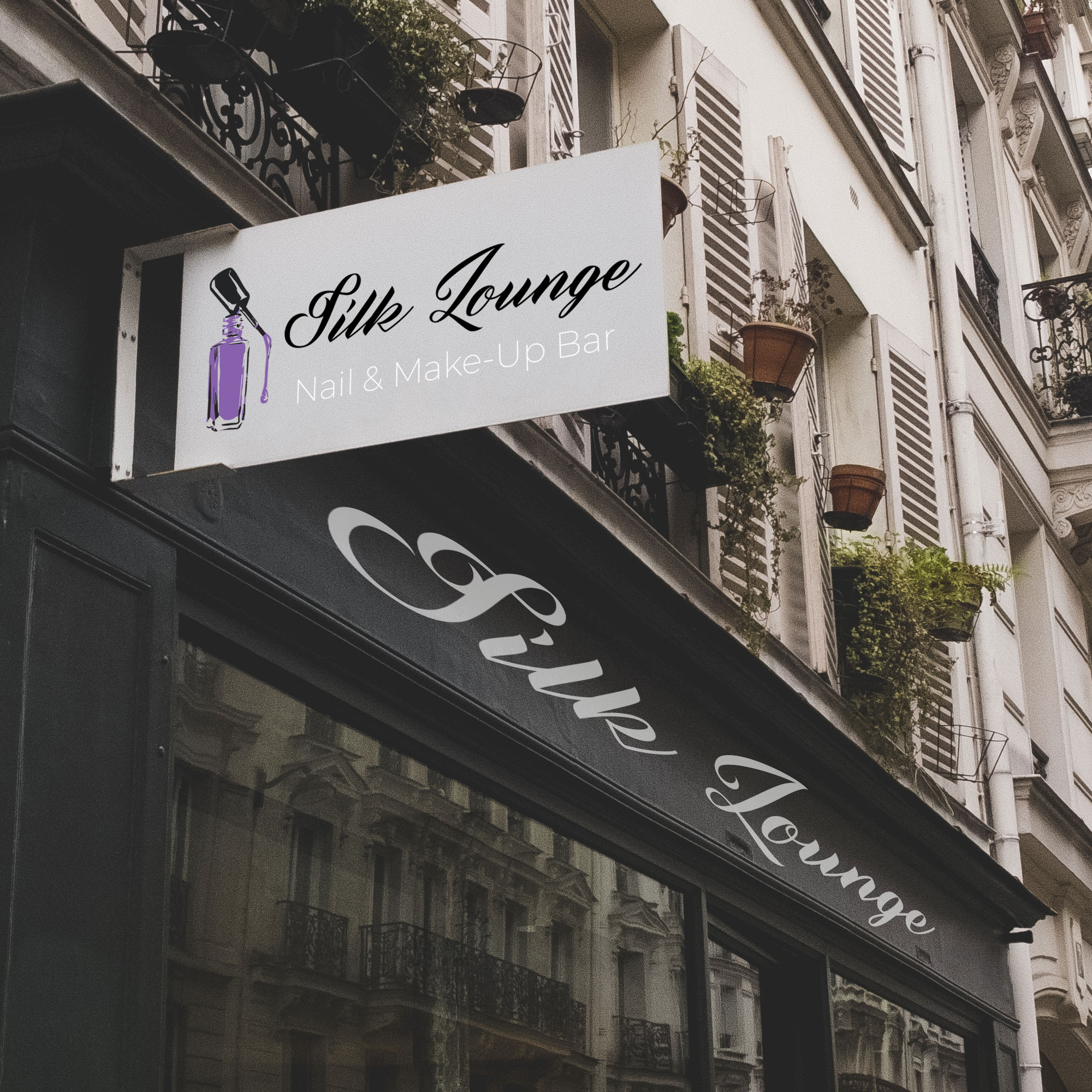 Silk Lounge Store Sign Graphic Design Silk Lounge Store Sign Graphic Design